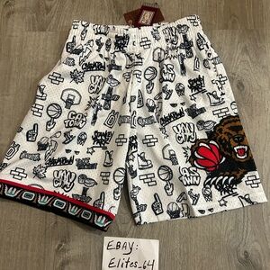 MITCHELL & NESS NBA DOODLE SWINGMAN SHORTS VANCOUVER GRIZZLIES 1998